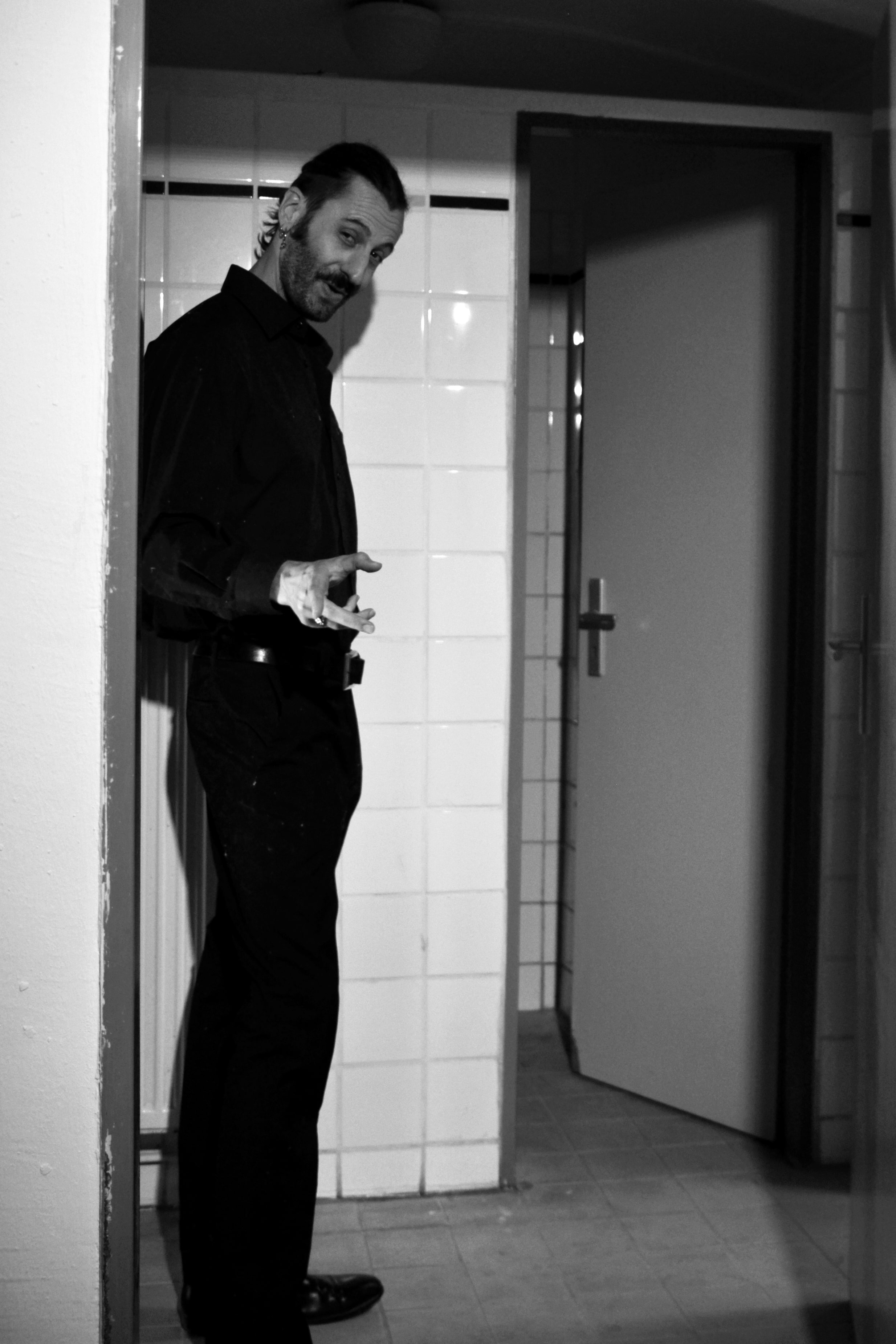 a man acting